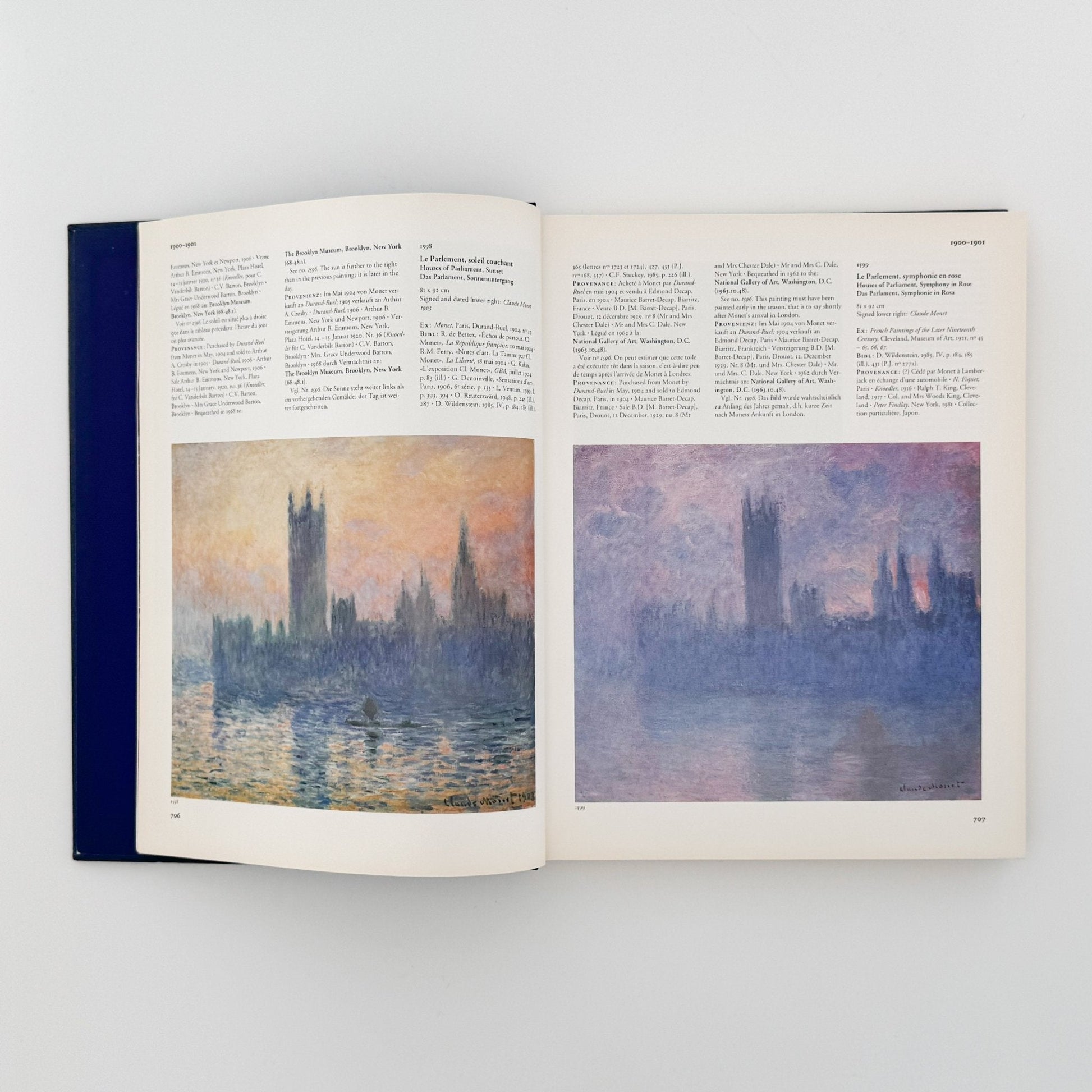 (英･仏･独文) クロード・モネ　全作品カタログ・レゾネ（全4巻揃） - TASCHEN - 文福