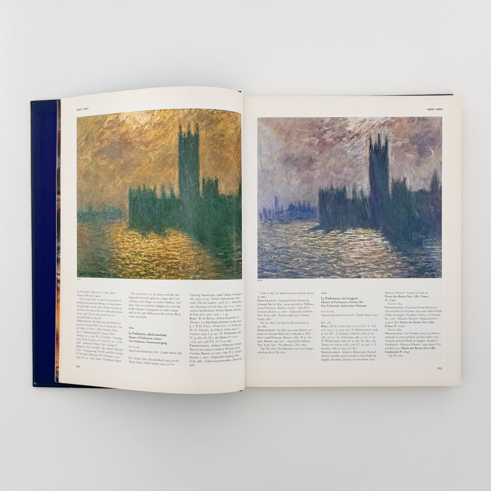 (英･仏･独文) クロード・モネ　全作品カタログ・レゾネ（全4巻揃） - TASCHEN - 文福