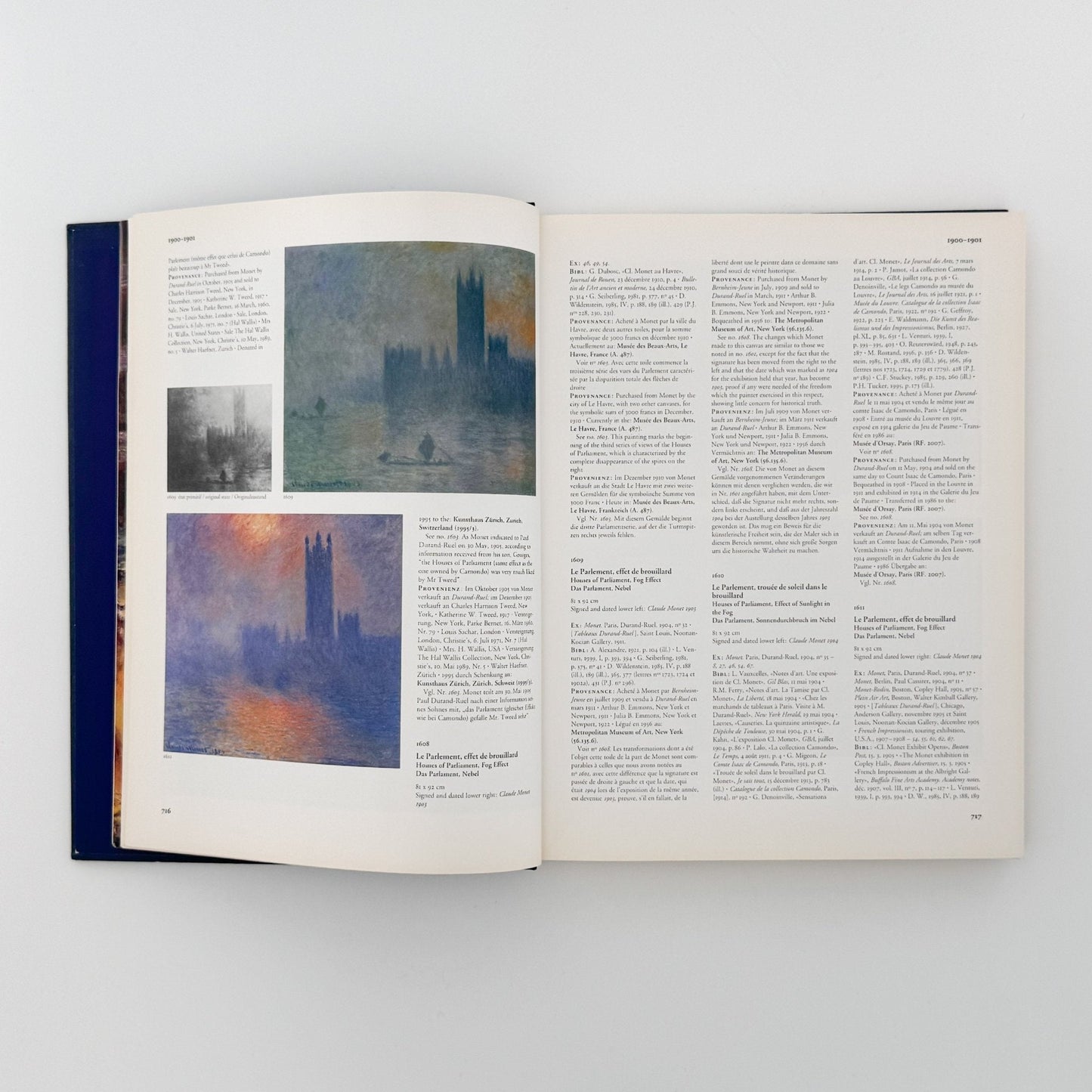 (英･仏･独文) クロード・モネ　全作品カタログ・レゾネ（全4巻揃） - TASCHEN - 文福