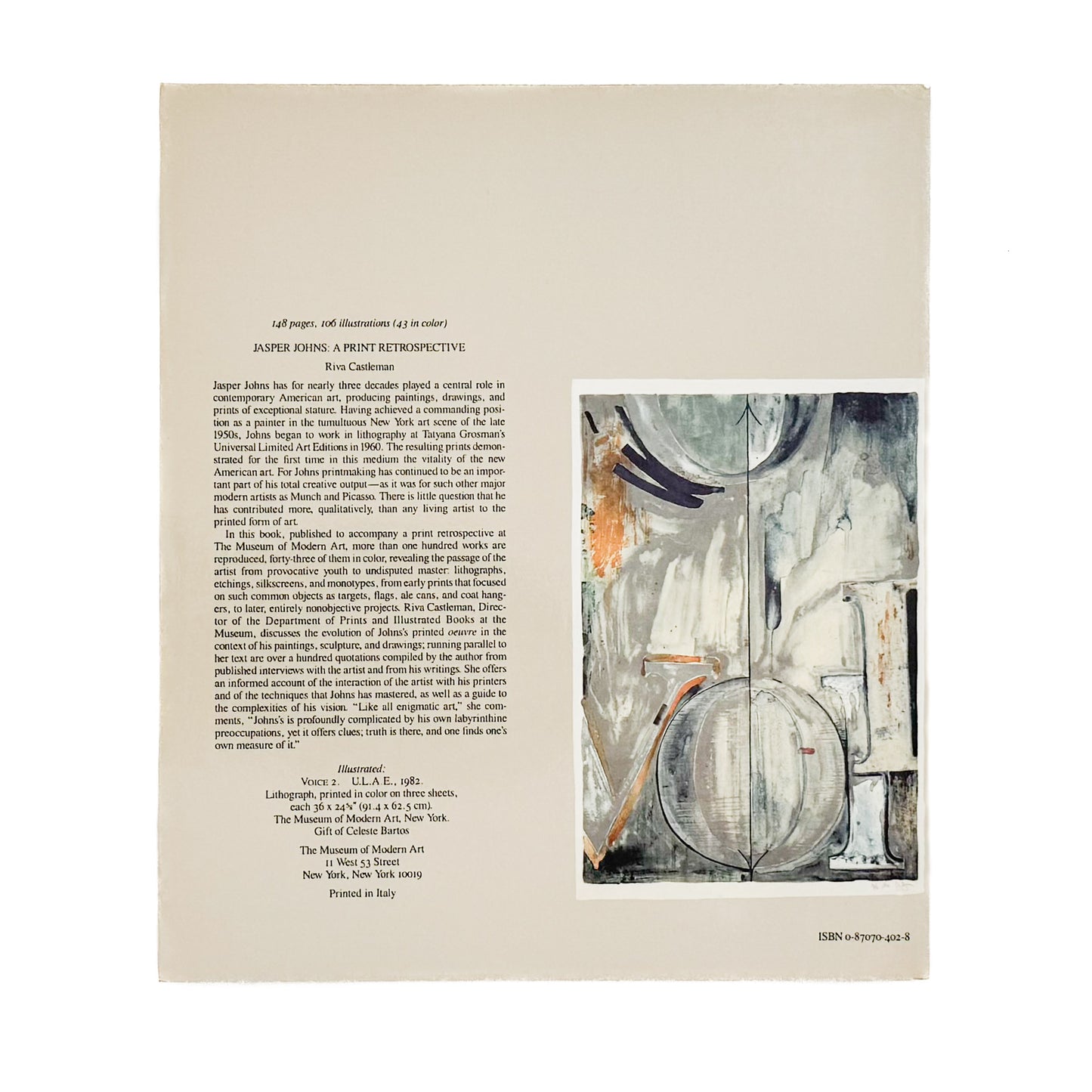 Jasper Johns : A Print Retrospective｜The Museum of Modern Art - 文福 BUNBUKU