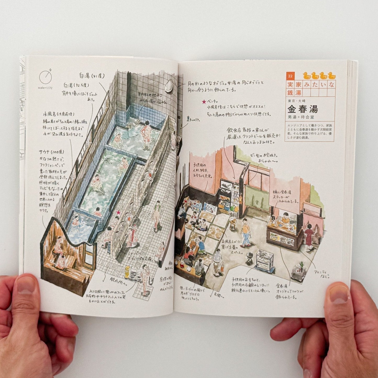 塩谷歩波　銭湯図解 - 中央公論新社 - 文福